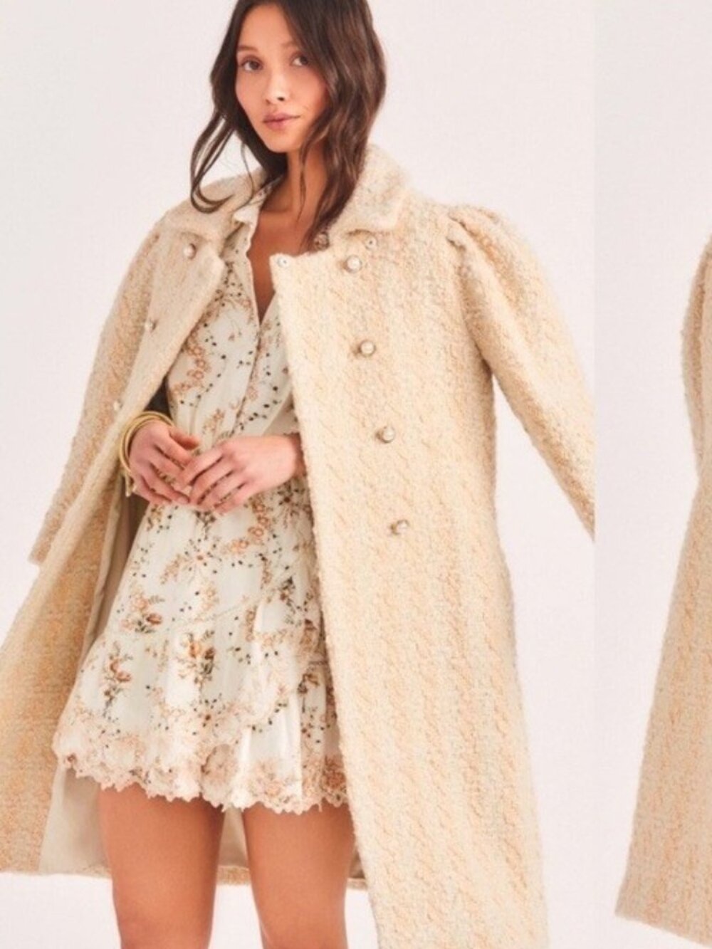 LoveShackFancy Asryn Coat XL